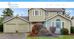 Desktop Screenshot of coyotesidingandwindows.com